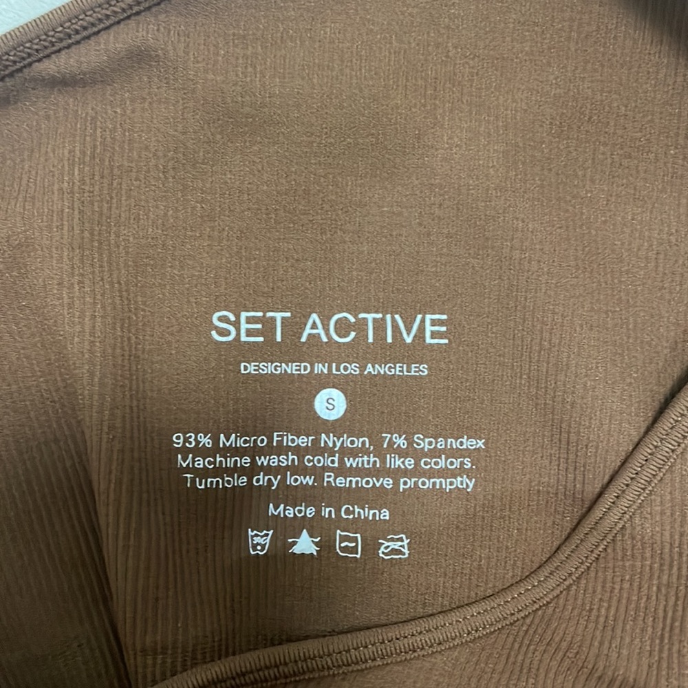 Set Active Sculptflex Ribbed One Shoulder Bra - Picture 3 of 3